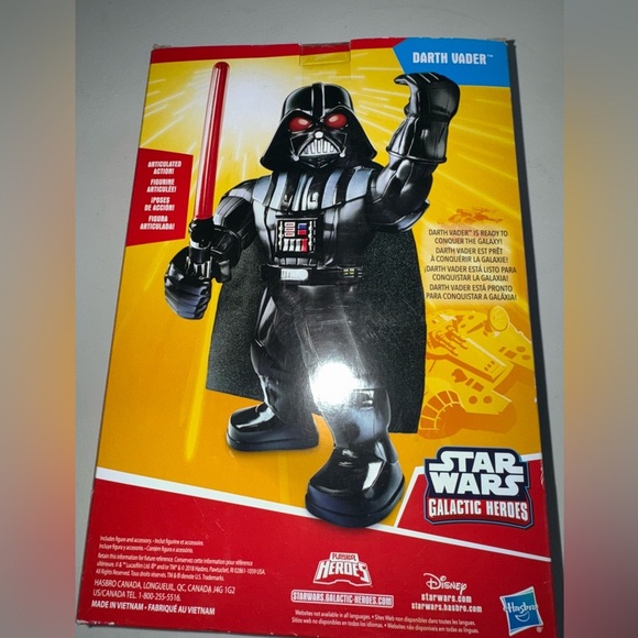 Star Wars Galactic Heroes Mega Mighties Darth Vader Toy - Picture 3 of 4
